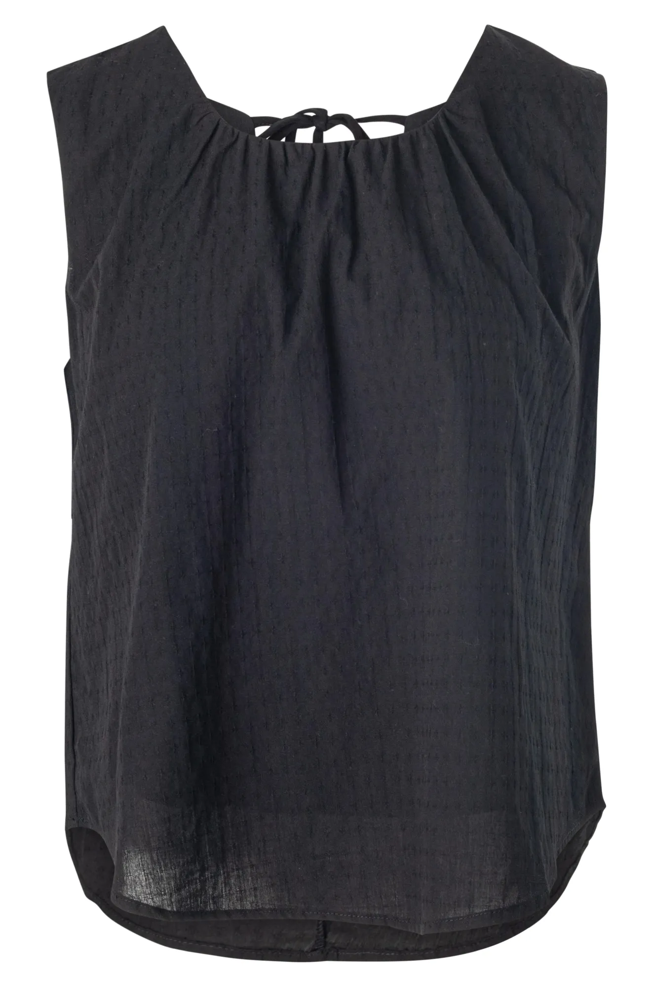 100% Cotton Textured Top | Black | 6101A1 OdorResistant Calm Tone