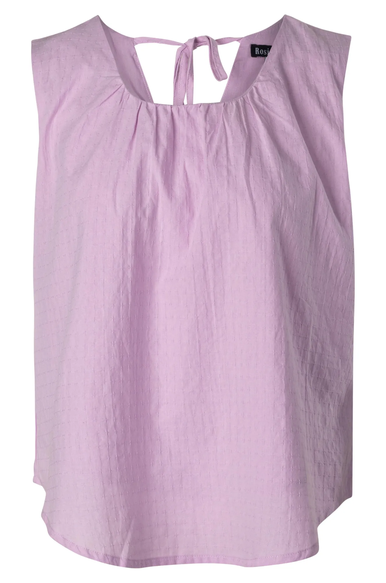 Minimal Mood 100% Cotton Textured Top | LILAC | 6101A1