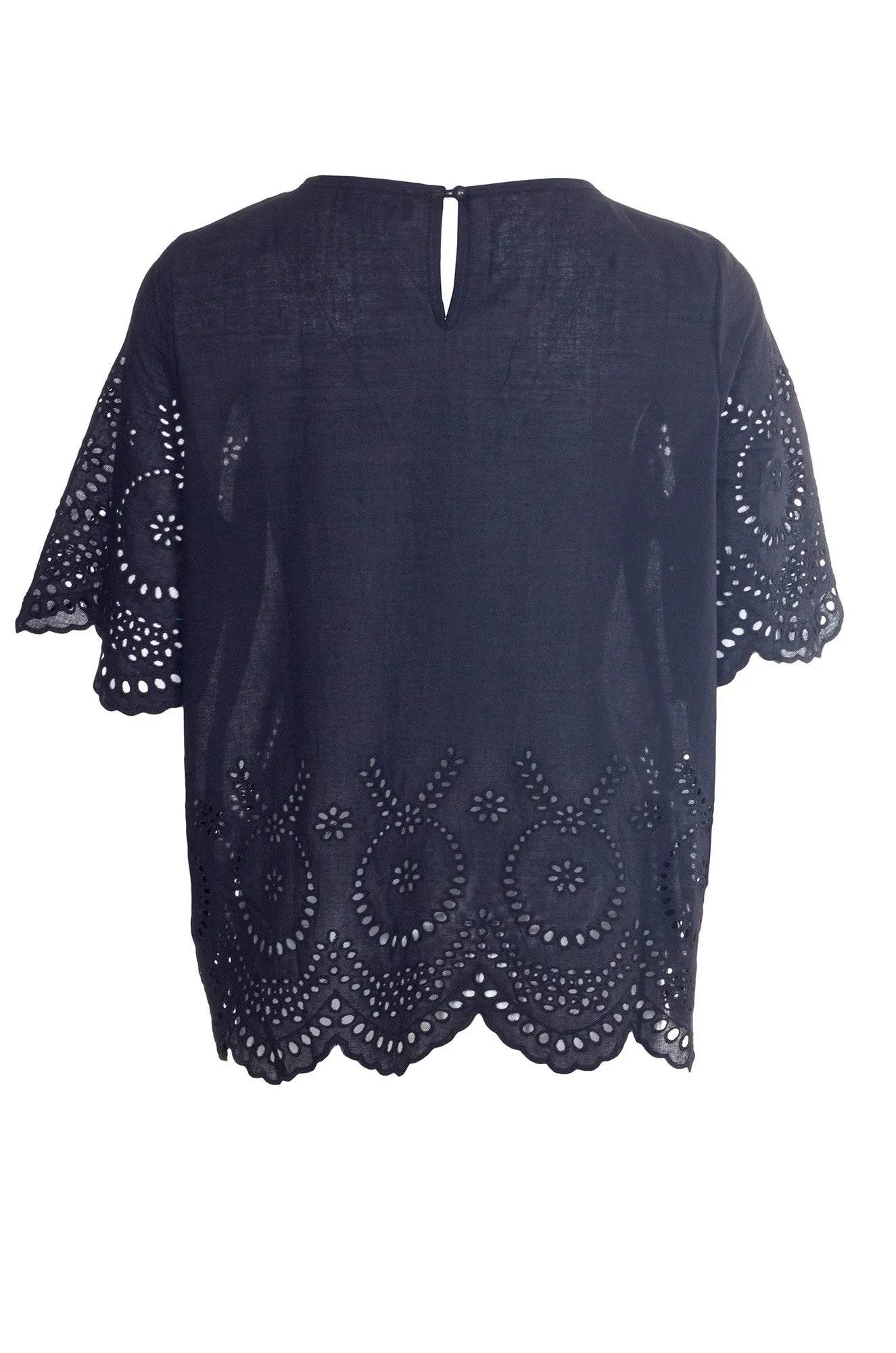 100% Cotton Top | Black | 8593A1 Stylish Fashion