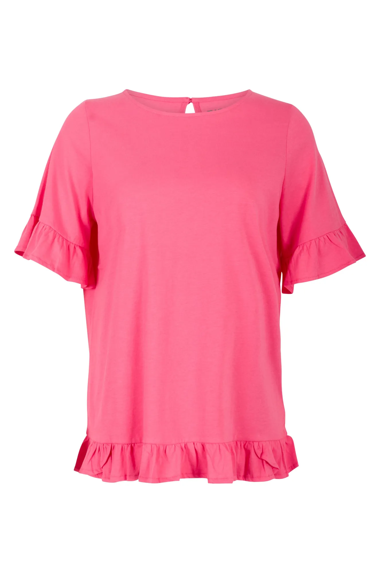 Global Edge 100% Cotton Top | CANDY PINK | 6007A1