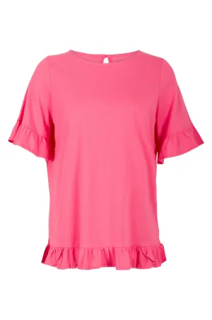 Adjustable Waistbands 100% Cotton Top | CANDY PINK | 6007A1