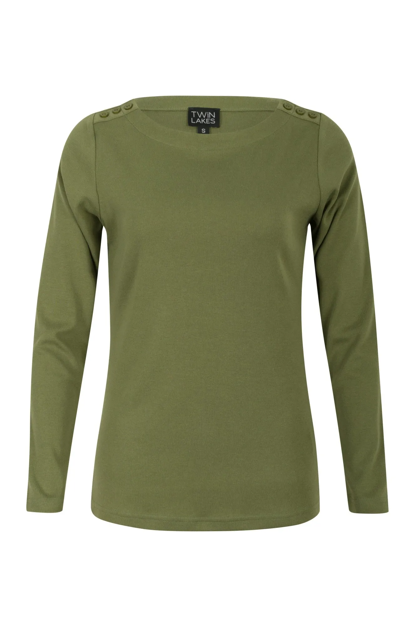 1x1 Rib Cotton Poly Top | SOFT OLIVE | 6551B1 Heat Safe Comfort waistband