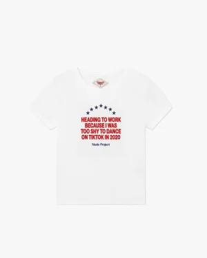 QuickReleaseClosures 9-5 Baby Tee White