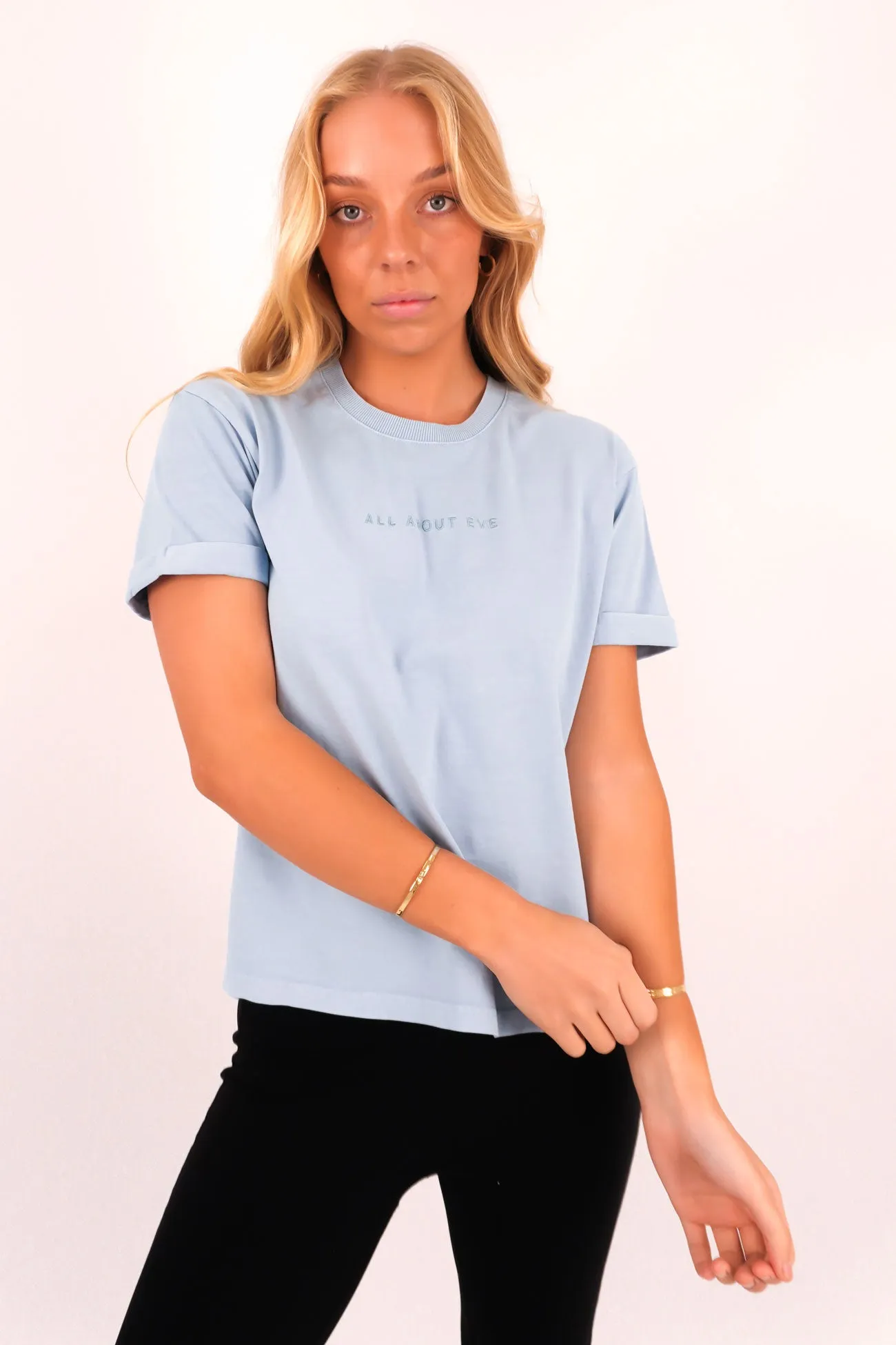 Classic Layer Retro AAE Washed Tee Vintage Blue