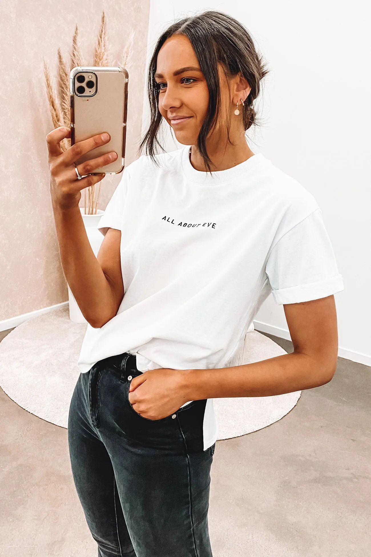 Simple Yet Elegant AAE Washed Tee White