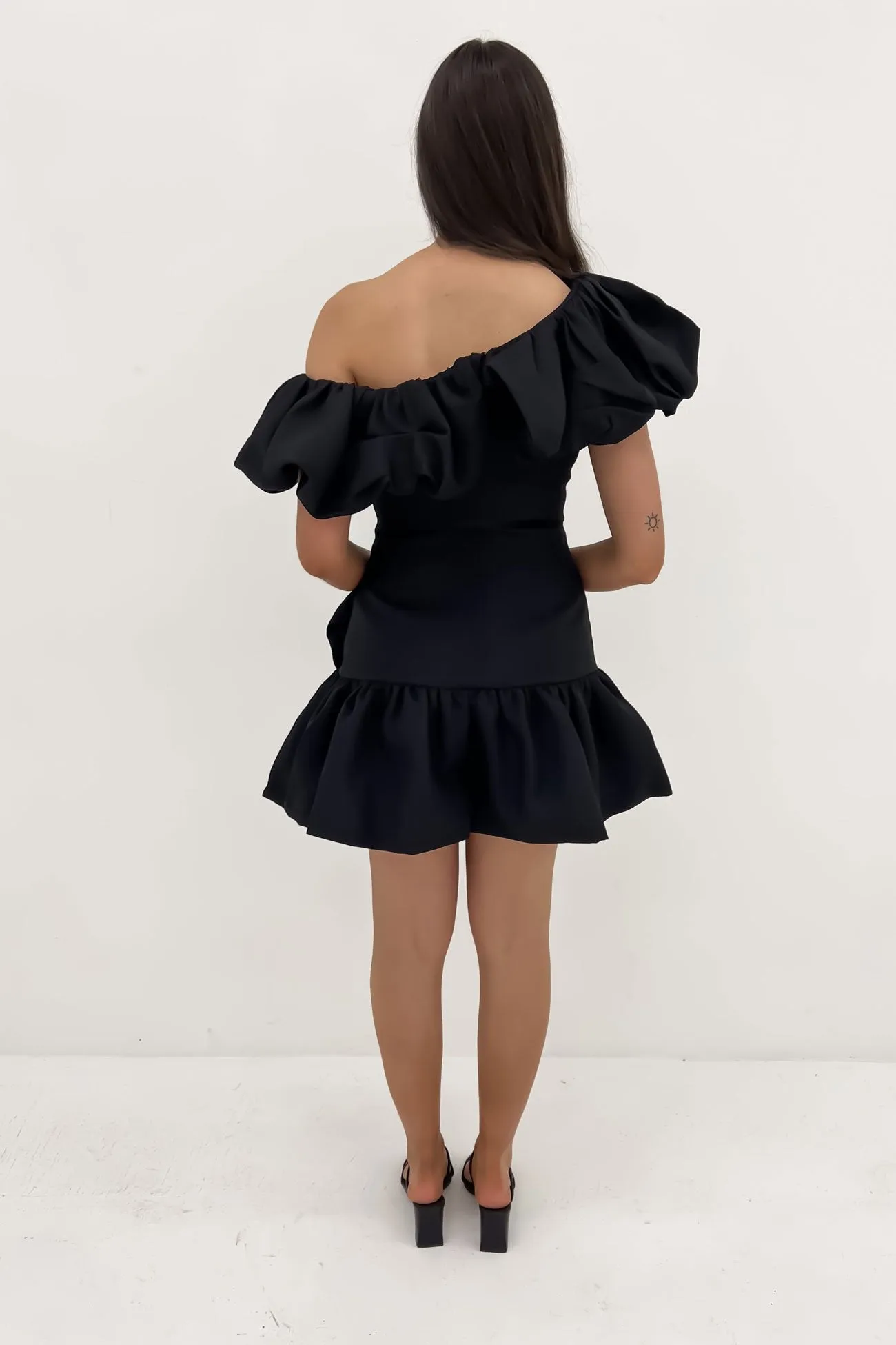 Abba Dress Black Neat Finish