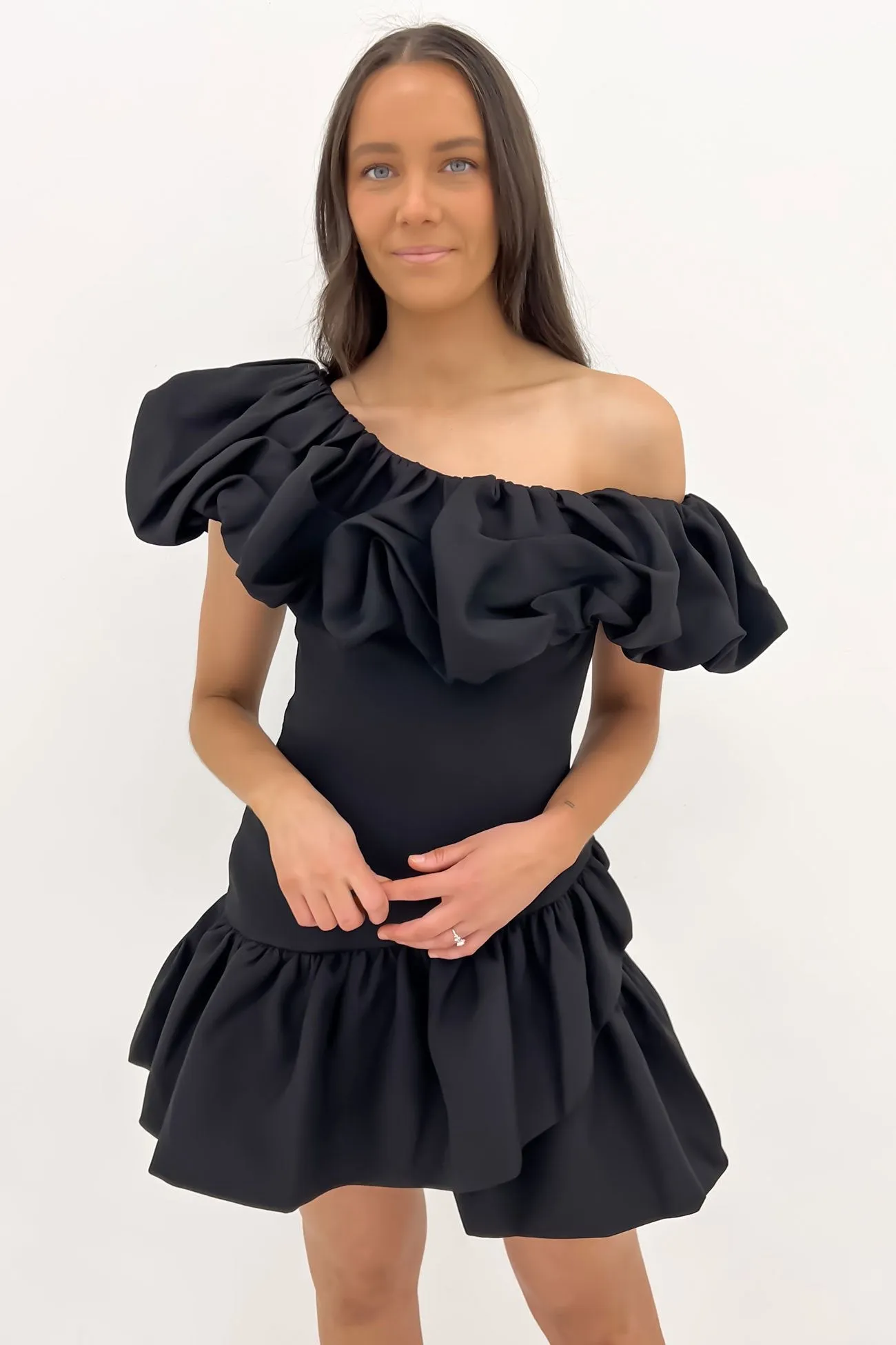 Abba Dress Black Layer Base