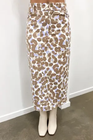 Abbie Skirt Toffee Leopard Outfit Moodset