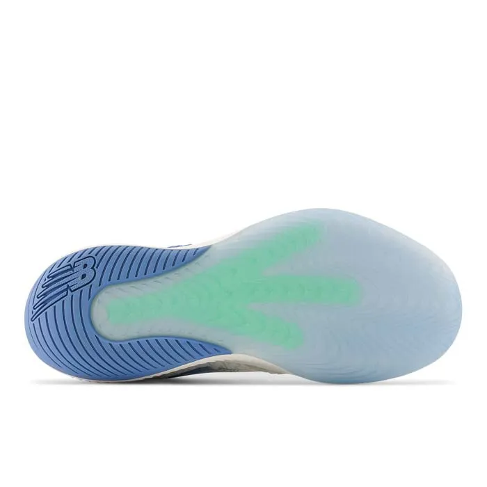 Womens New Balance FuelCell 996V5 in White/Blue Dot