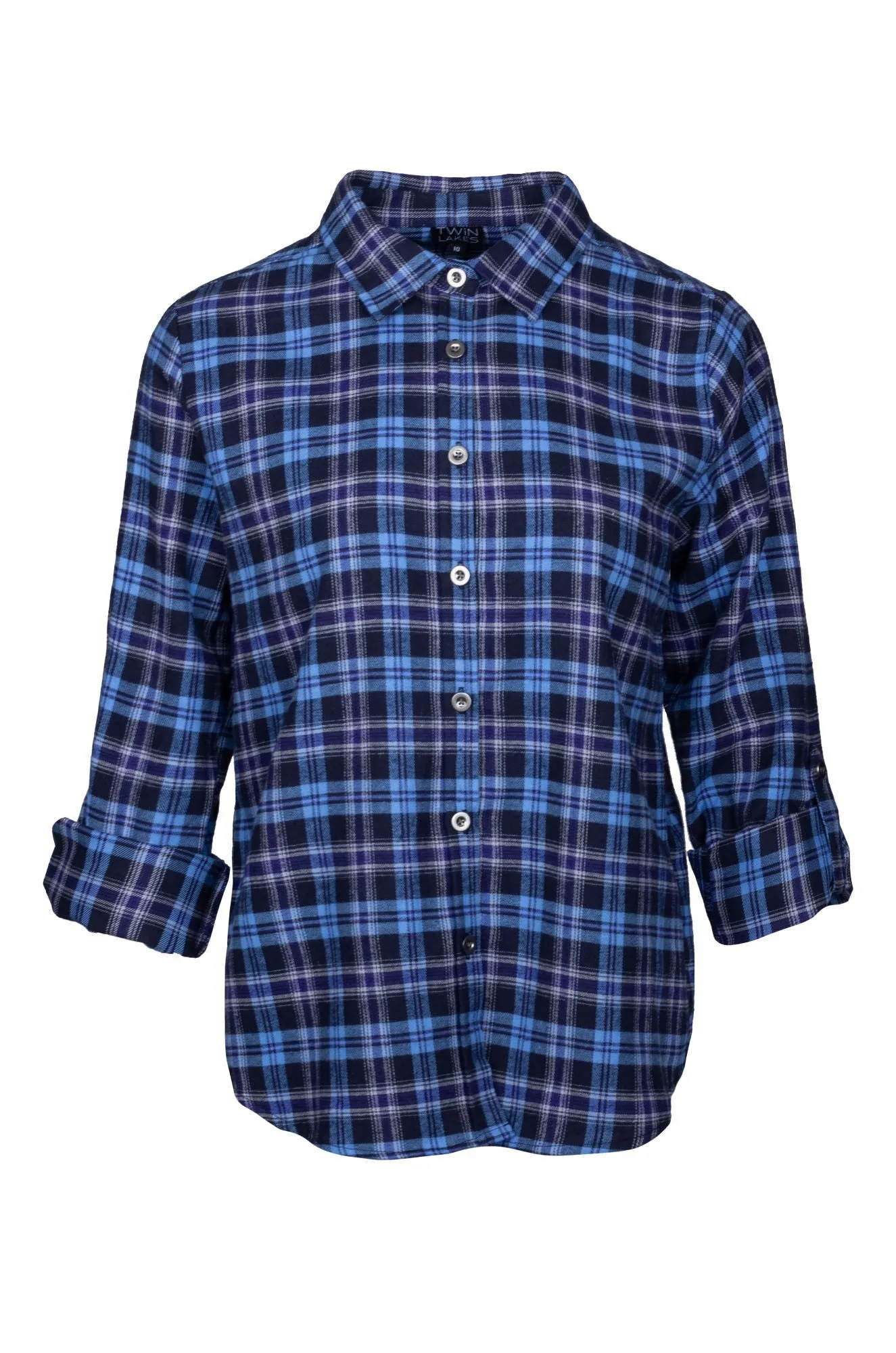Country Checks Shirt | Blue Navy Check | 6351B1 color blocking
