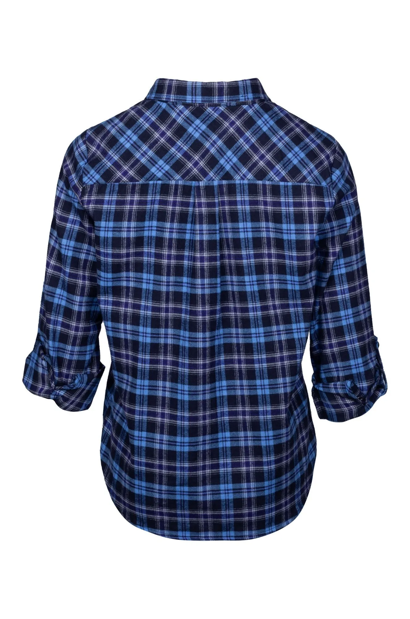 Country Checks Shirt | Blue Navy Check | 6351B1 Sporty Comfort