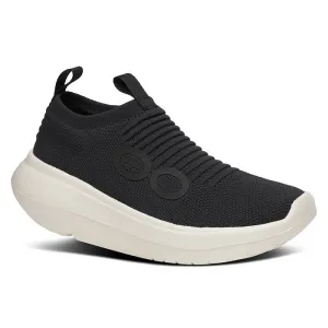 Womens Oofos Oomy Zen in Chalk/Black Thermoplastic Webbing Sunset Run