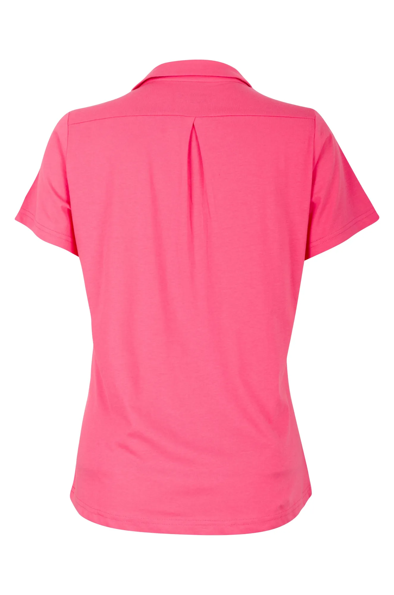 100% Cotton Polo Top | CANDY PINK | 6005A1 Colorfast Technology