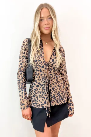 Soft Sweater GentleWaistband Haylee Top Leopard