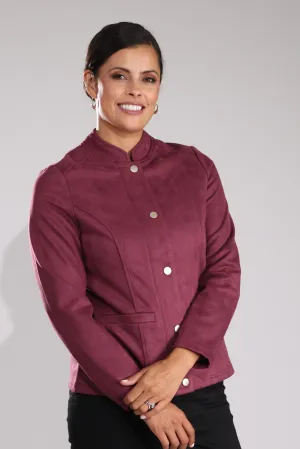 Jacket | MERLOT | 4065B1 Reversible Layer Quick Dry Material