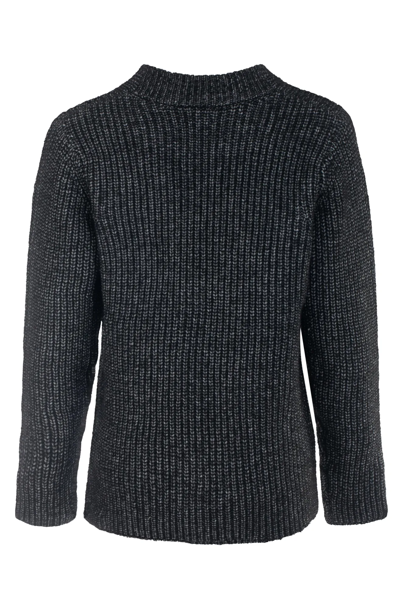 Fisher rib V neck Cardigan | CHARCOAL MARL | 7273ZZ Cozy Style