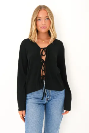 Easy Tunic Versatile Clothing Lucca Long Sleeve Black