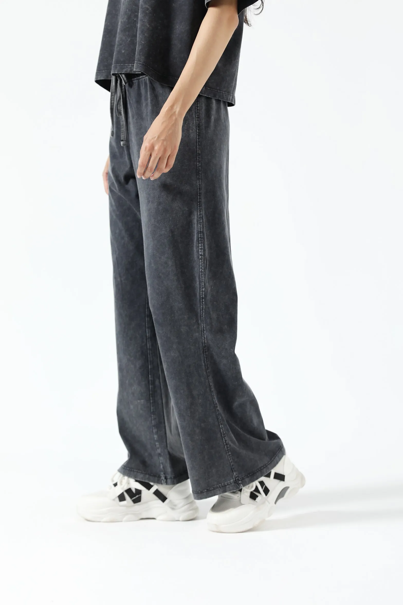 Freedom Fit ACID WASH WIDE LEG TROUSERS