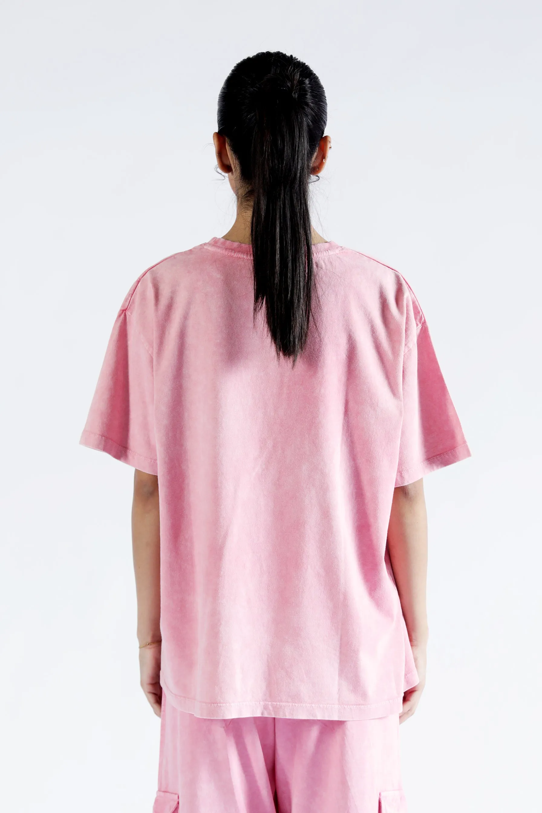 ACID WASHED OVERSIZED TEE Everyday Style Trend