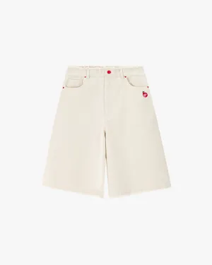 Quick Fit Performance Apple Crew Denim Shorts Raw