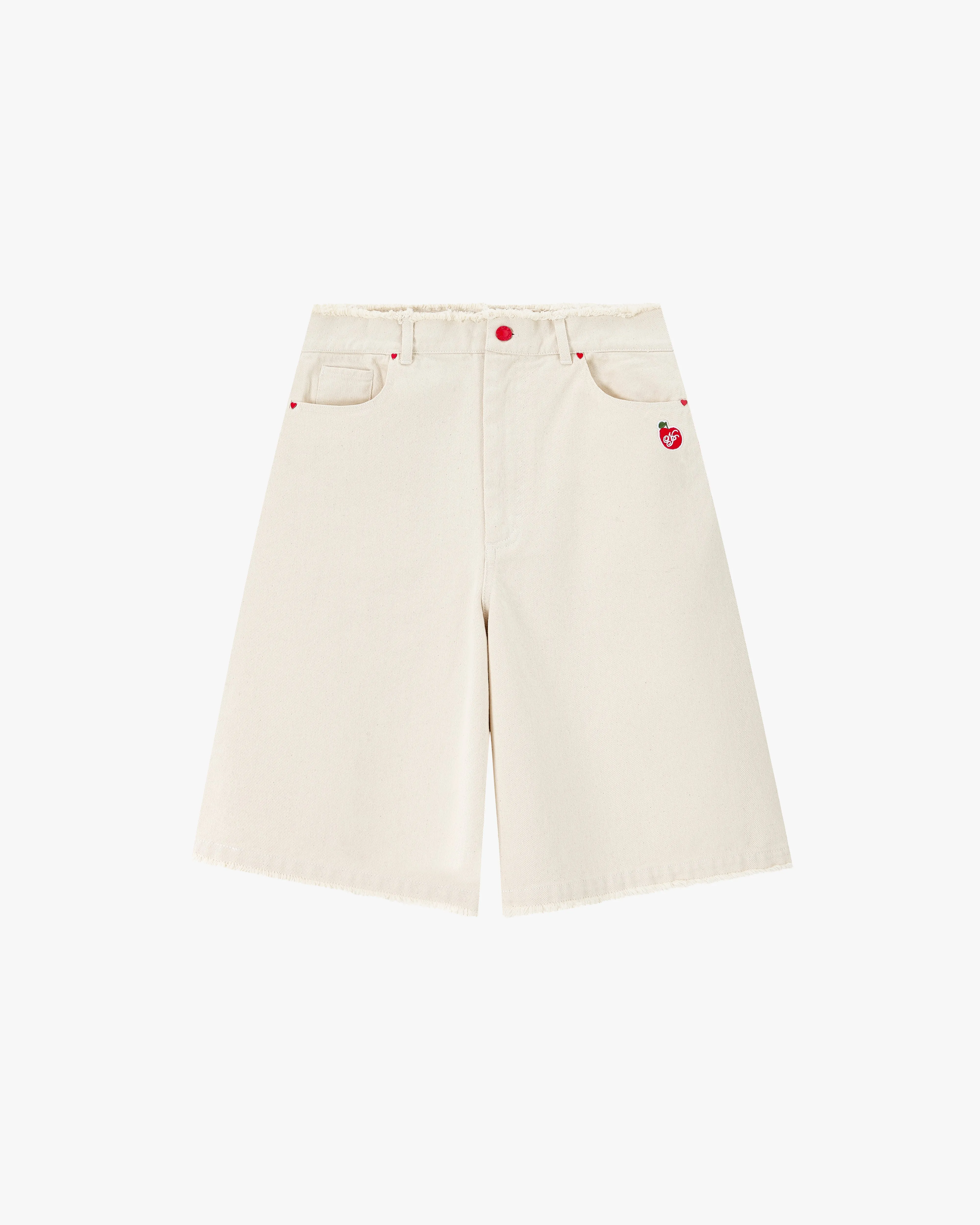 Quick Fit Performance Apple Crew Denim Shorts Raw