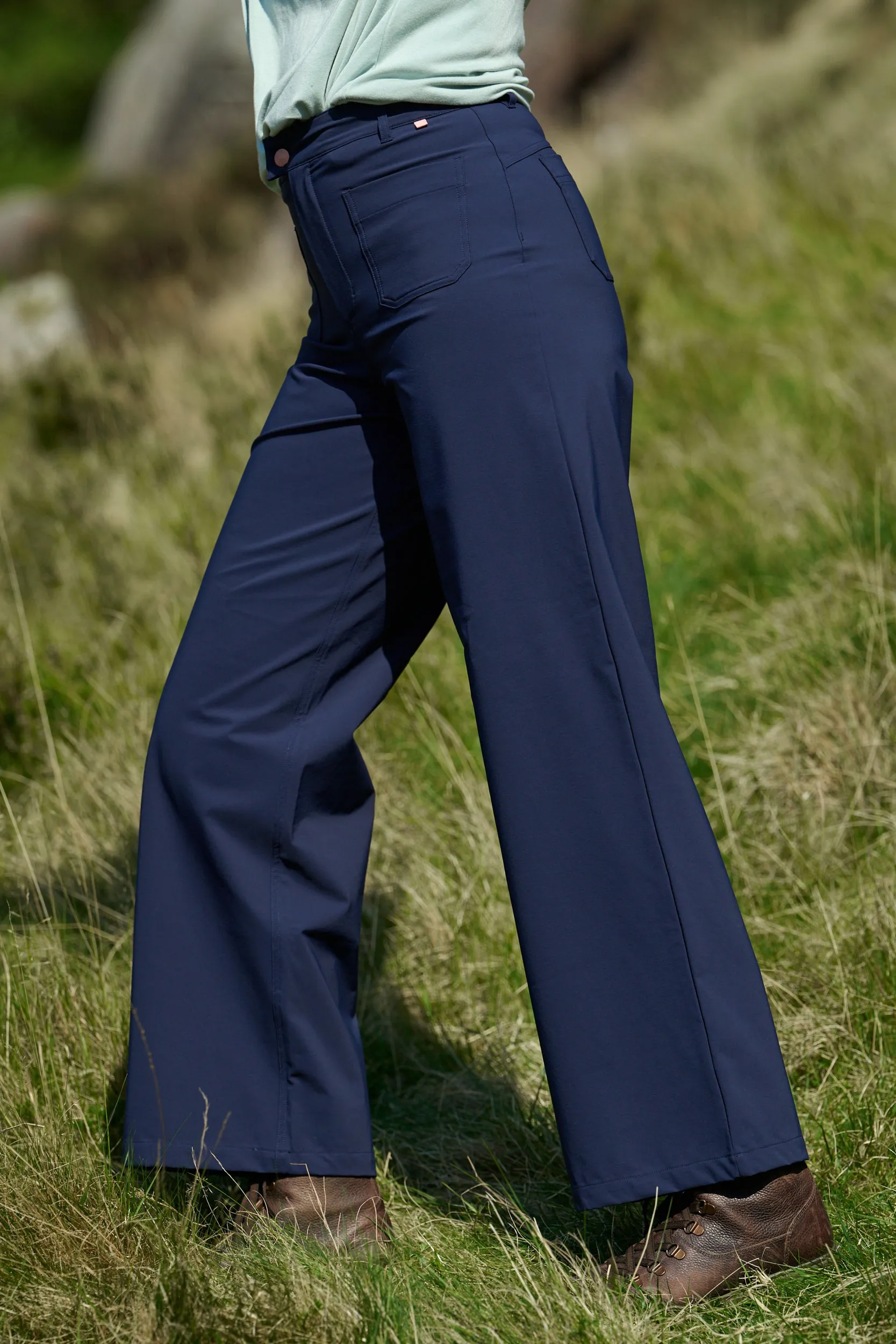 MAX Stretch Straight Outdoor Trousers - Deep Navy RecyclablePackaging