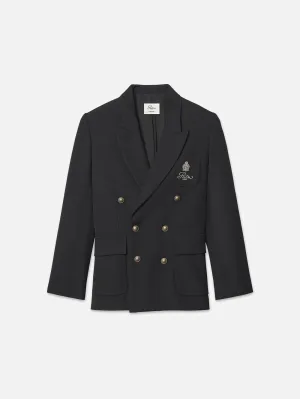 ZipperClosure Eco Friendly Recycled Material Ritz Women's Club Blazer -- Black