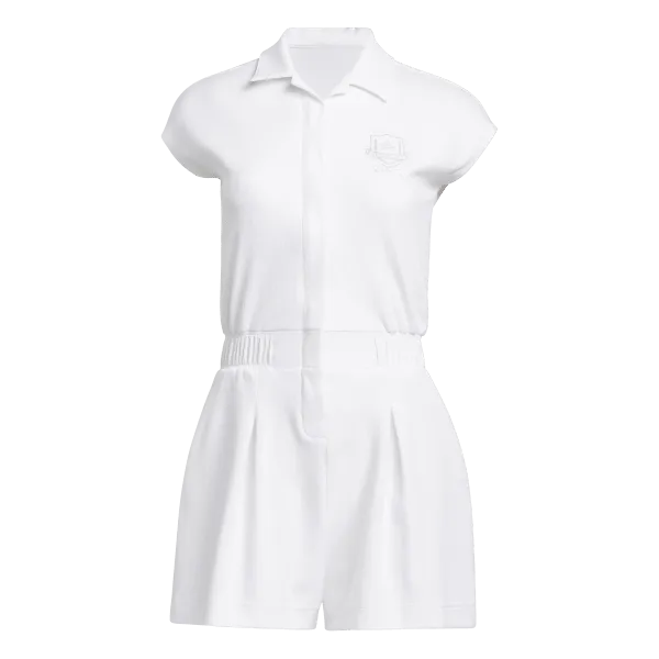 Adidas Go-To Romper - White Polished Fit Daily Favorite