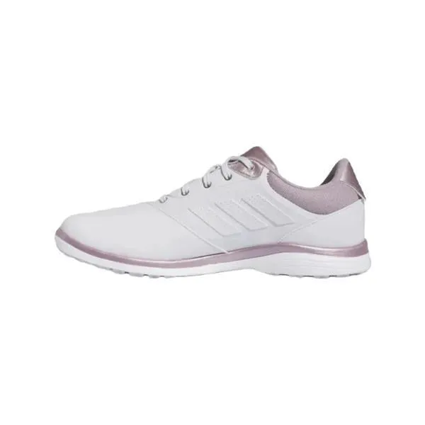 Comfort Bend Stylish Adidas Ladies Alphaflex 24 SL White/Pink