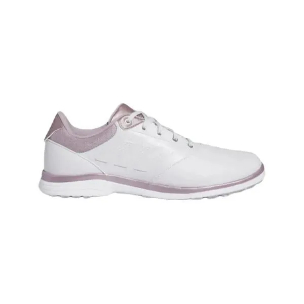 Adidas Ladies Alphaflex 24 SL White/Pink Rolling Motion Design