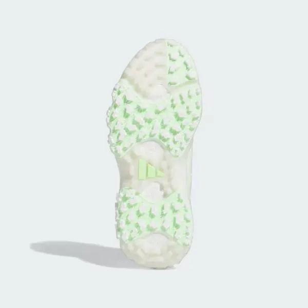 Adidas Ladies Codechaos 22 SL Crystal White/Green Spark Adjustable Lace Closure Elegant Mood