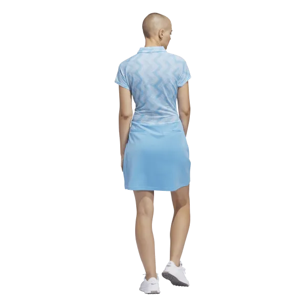 Adidas Women's Ultimate365 Short Sleeve Dress - Blue Tear-resistant Chic Statement