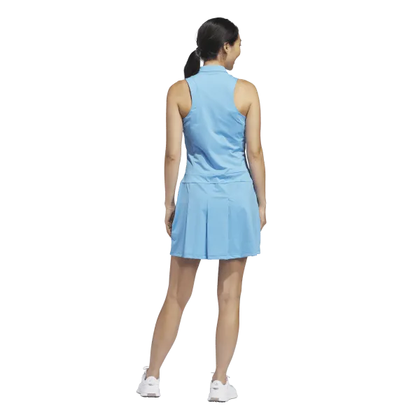 Adidas Women's Ultimate365 Tour Pleated Dress - Blue Chill Piece