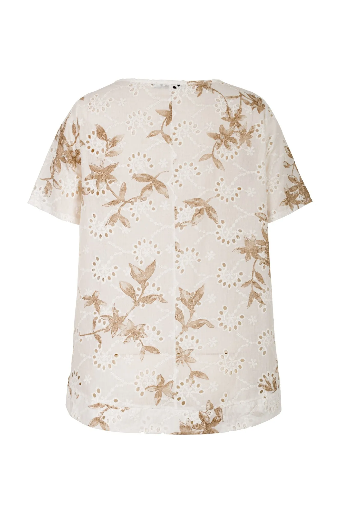 Made in Italy 100% Cotton Top | Sand Leaves | 0304A1 Stylish Protection