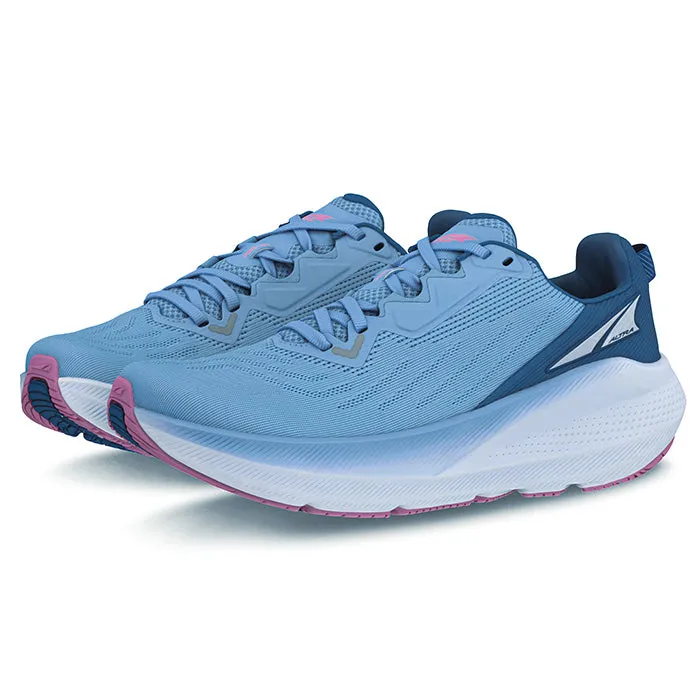 Womens Altra Fwd Via in Light Blue track meet running shoes