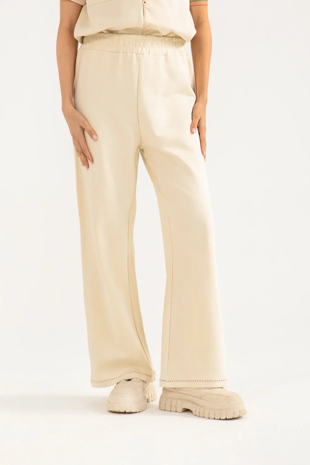 WIDE LEG TROUSER Flexible Comfort TaglessDesign
