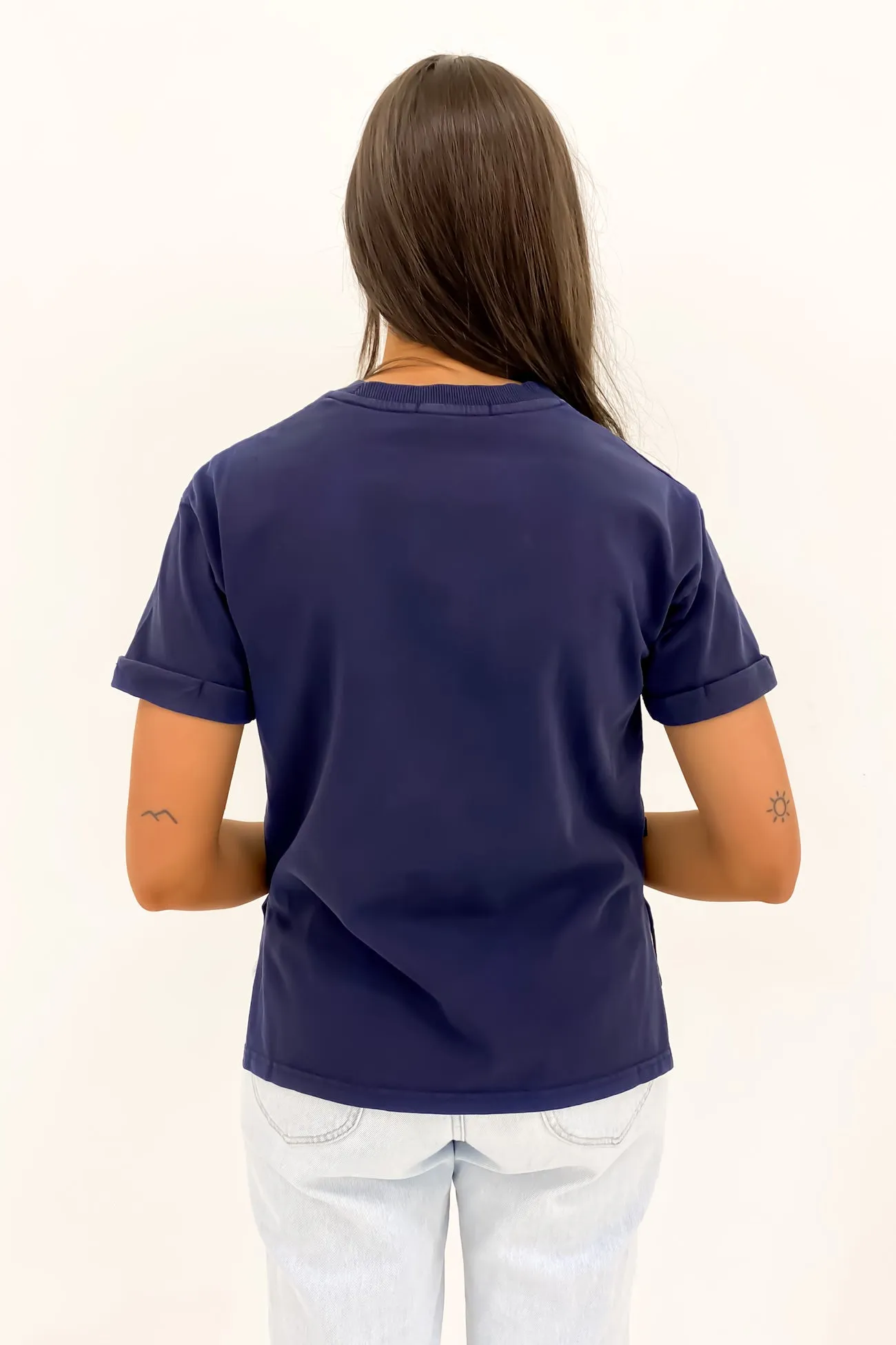 Outdoor Style Trend AAE Washed Tee Navy