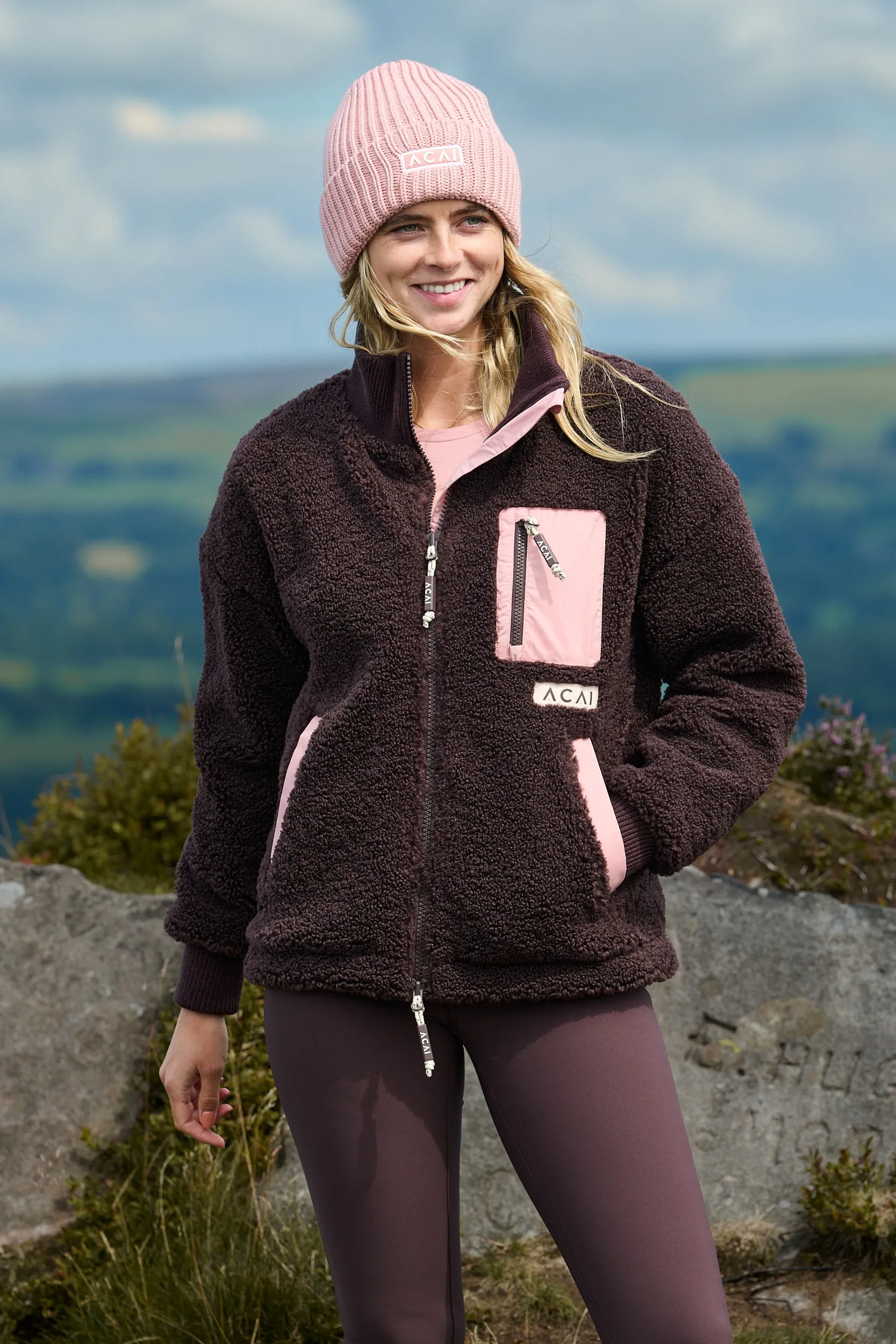 Adventure Fleece - Chocolate Plum Impact Absorbing Back Panels Tear Resistant Panels