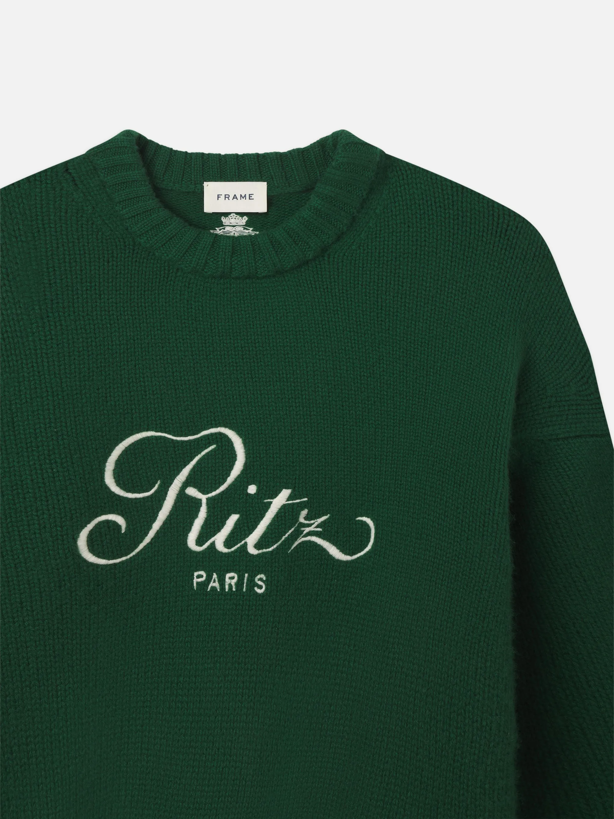 Ritz Unisex Cashmere Sweater -- Hunter Green On-The-Go Winter Travel