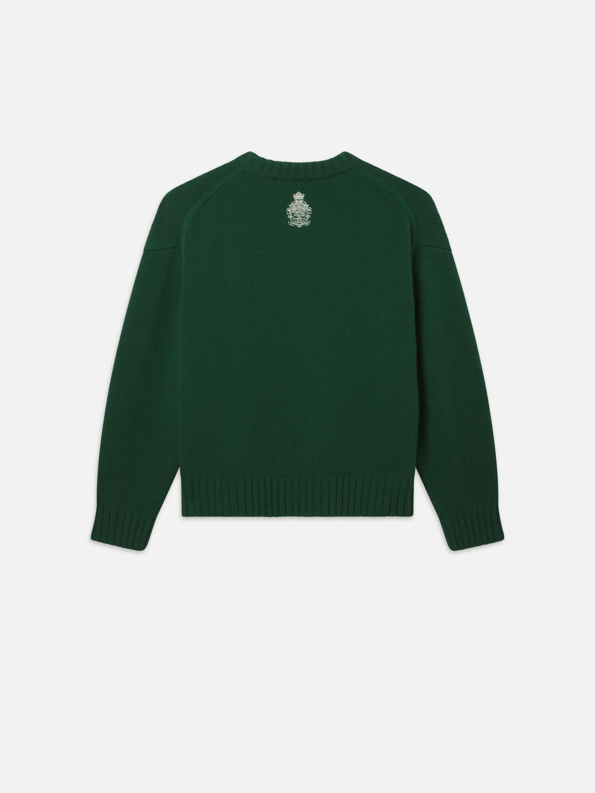 Seasonal Warmth Ritz Unisex Cashmere Sweater -- Hunter Green
