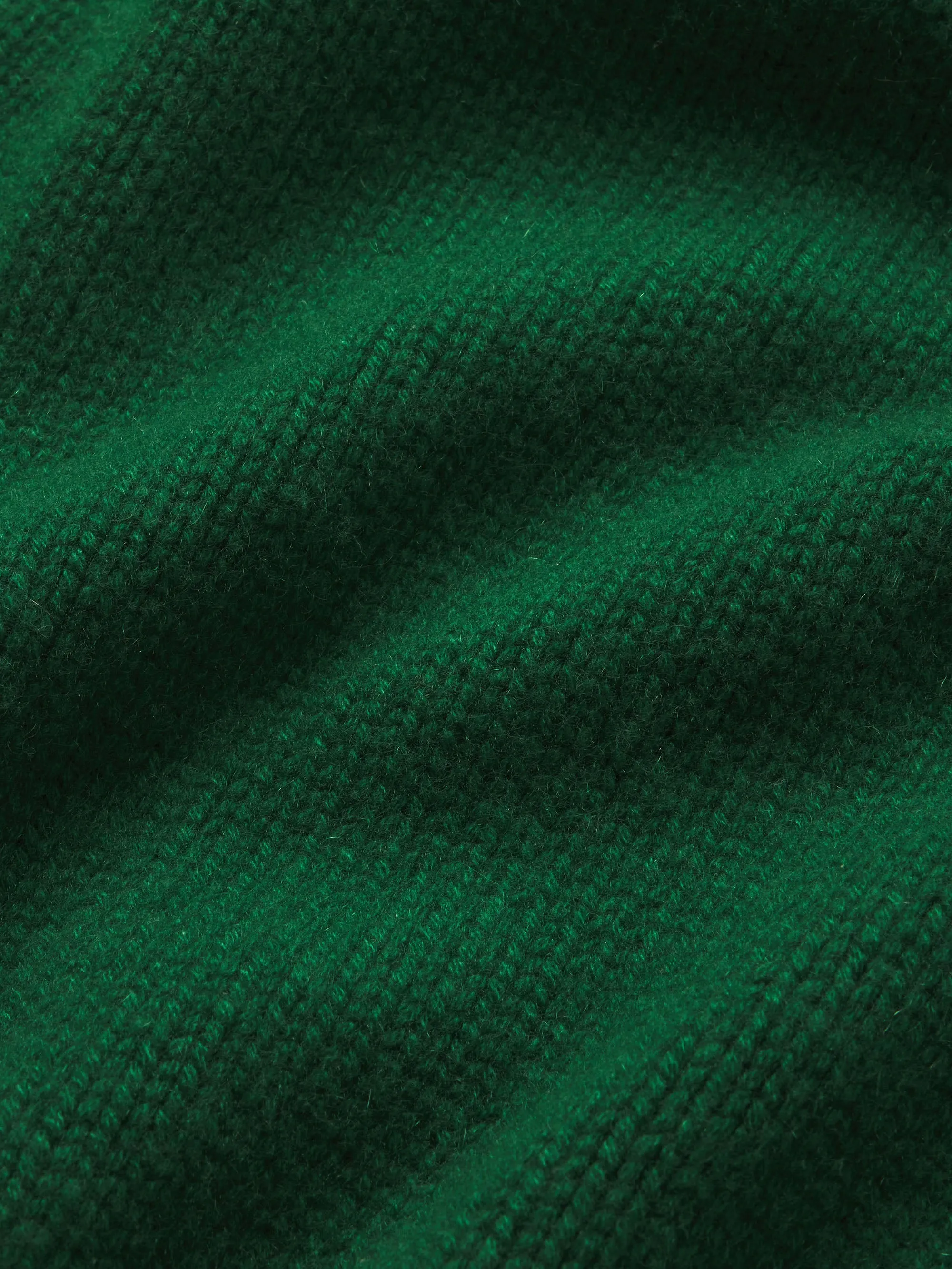 Breezy Day Ritz Unisex Cashmere Sweater -- Hunter Green