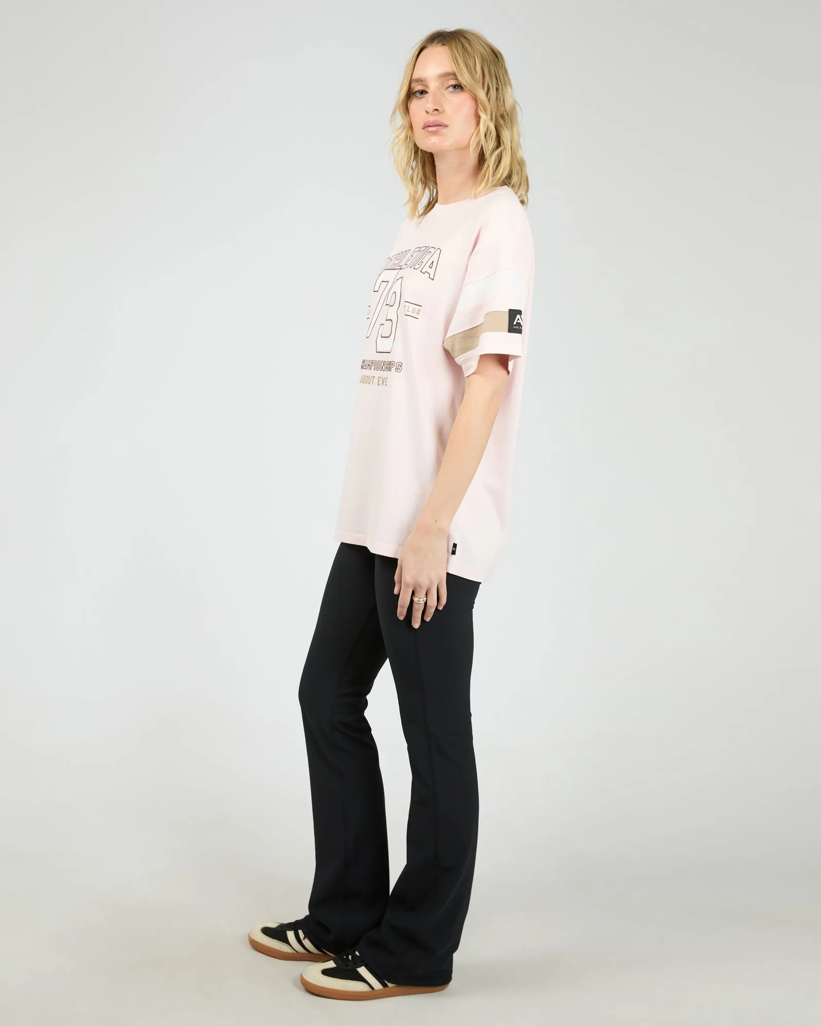 Cozy Wear Fit All About Eve Athletica Relaxed Tee Lilac