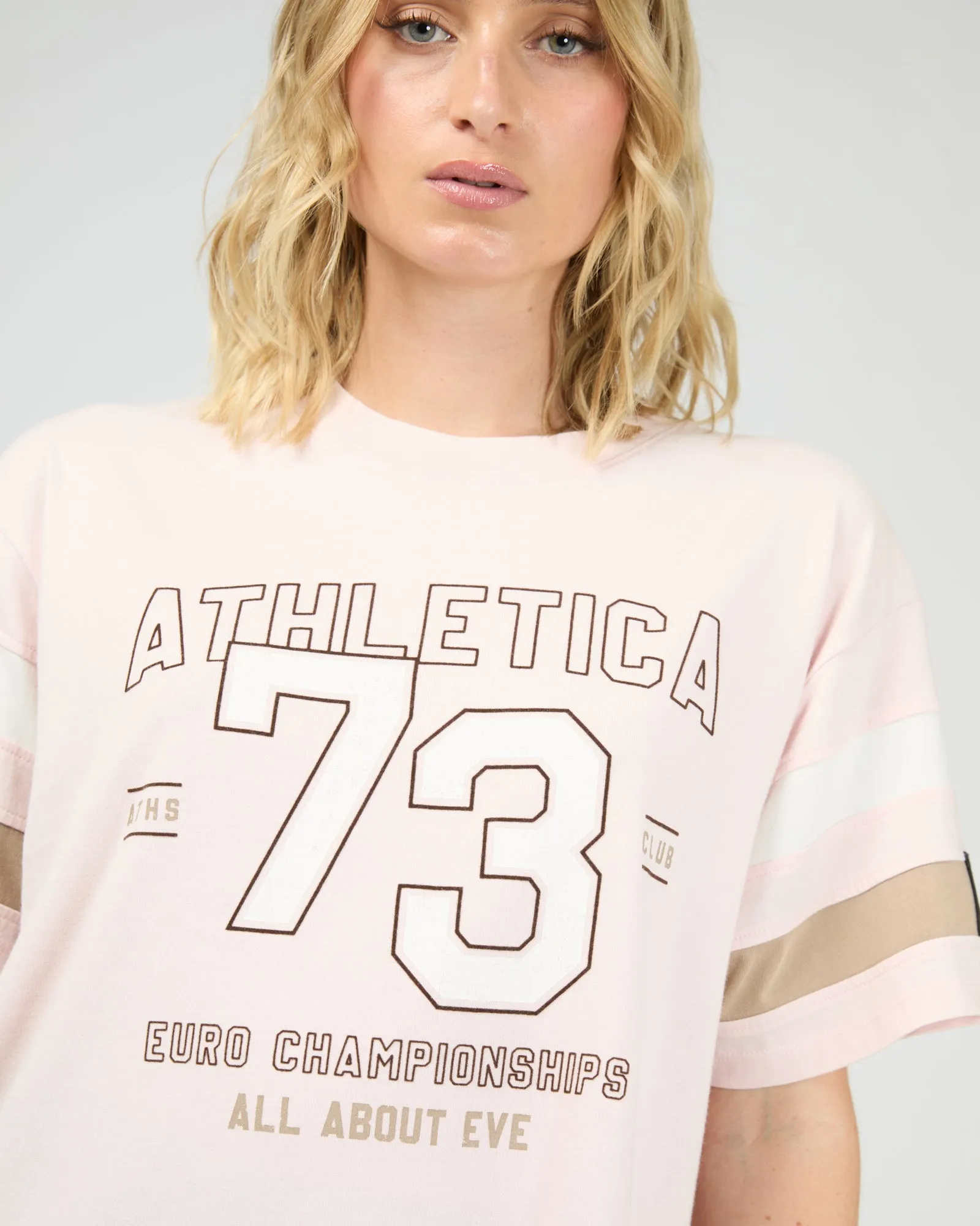 All About Eve Athletica Relaxed Tee Lilac AntiPilling Treatment