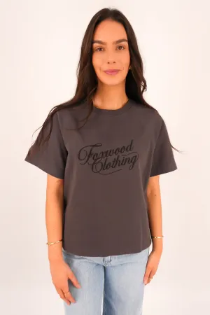 Windsor Tee Charcoal Urban Style TemperatureControl Fabric