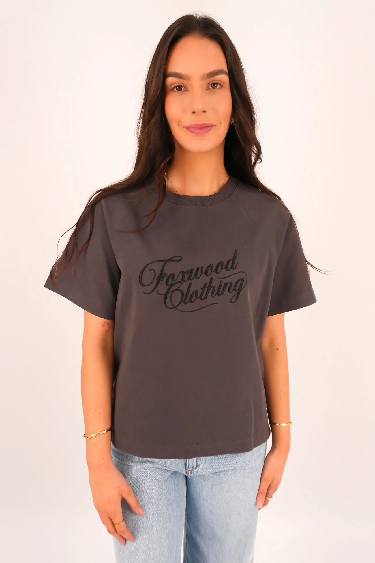 Windsor Tee Charcoal Urban Style TemperatureControl Fabric