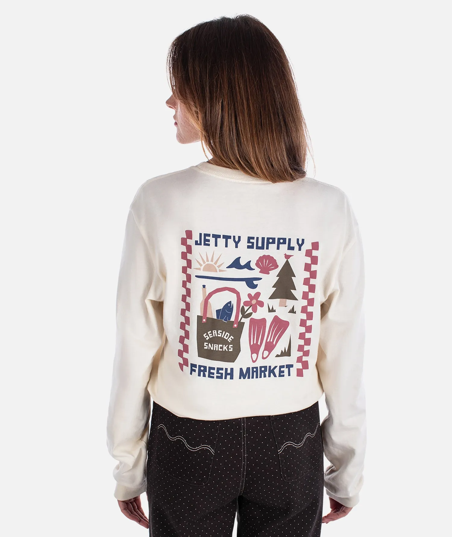 Market Long Sleeve - Natural Comfort Design Cozy Wardrobe