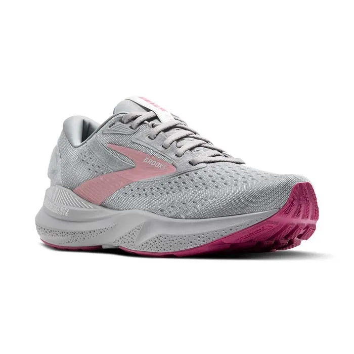 portable shoe benefit Womens Brooks Running Adrenaline GTS 24 in Alloy/White/Zephyr