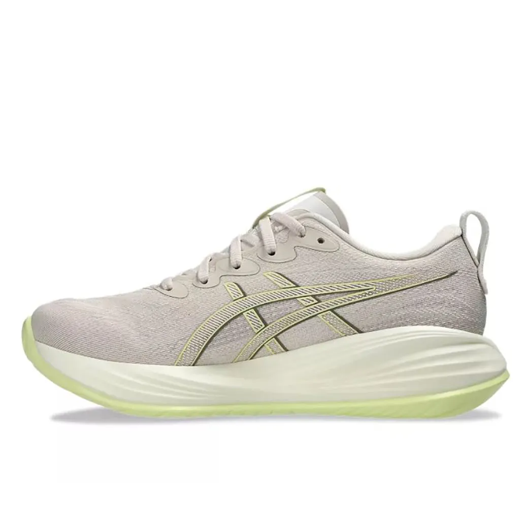 Womens Asics Gel-Cumulus 27 Wide in Mineral Beige/Huddle Yellow casual - style shoes