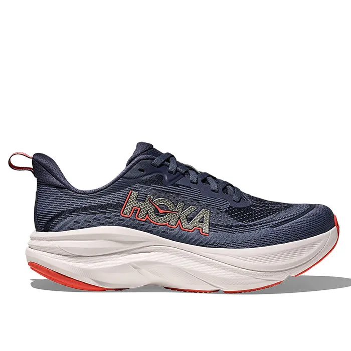 Low Profile Midsole ice - climbing running shoes Womens Hoka Skyflow Wide in Nautical Dusk/Anchor