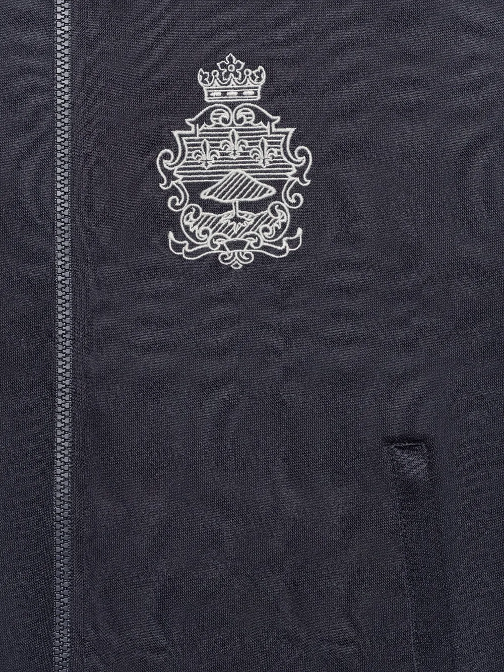 Ritz Women's Track Suit Jacket -- Navy Fade Resistant Dye Compact Fit Look